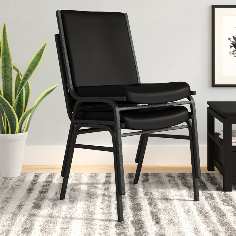 Symple Stuff Laduke Heavy Duty Padded Stackable Chair & Reviews Wayfair